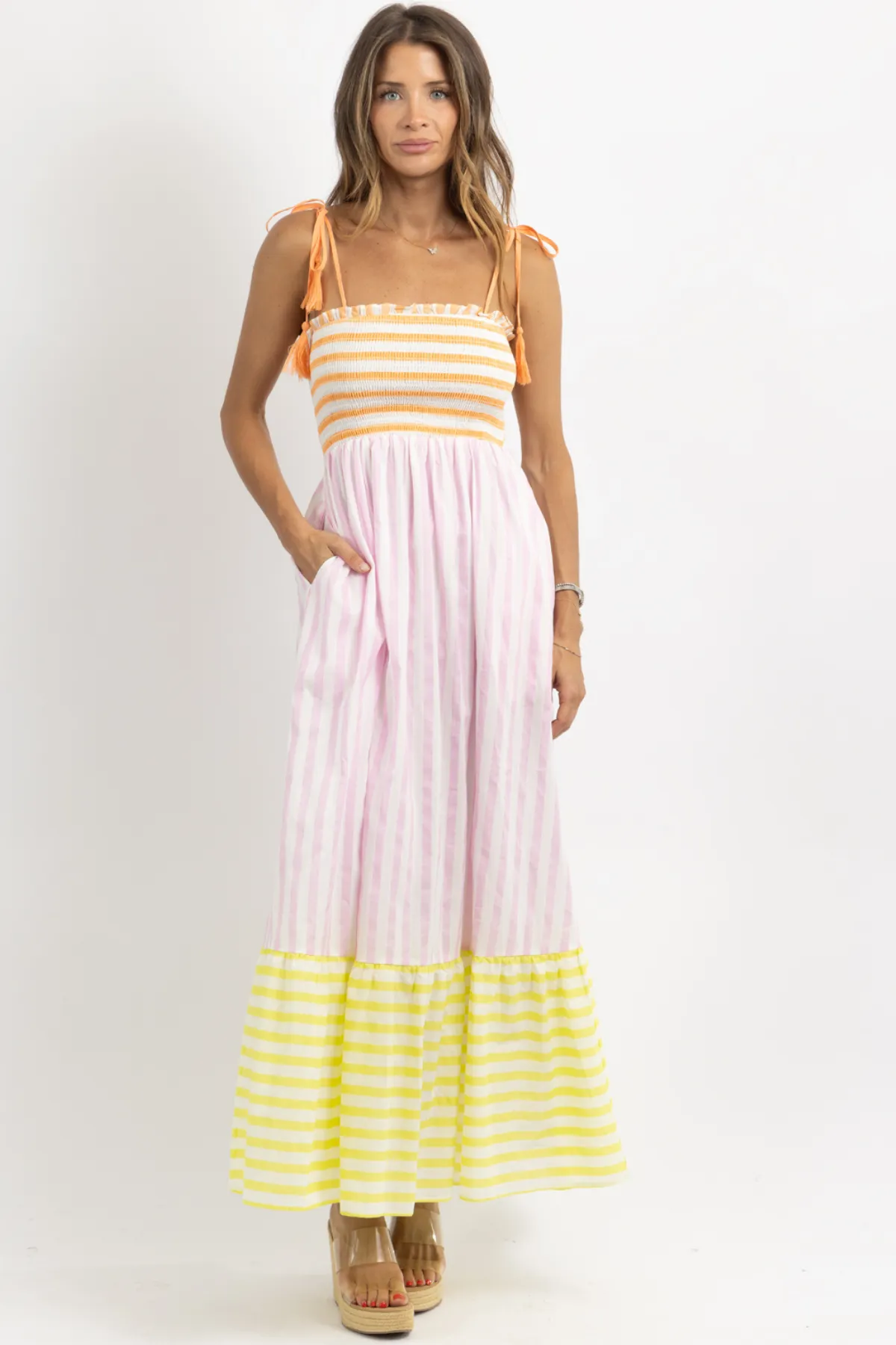 SHERBET STRIPE MAXI DRESS *BACK IN STOCK*