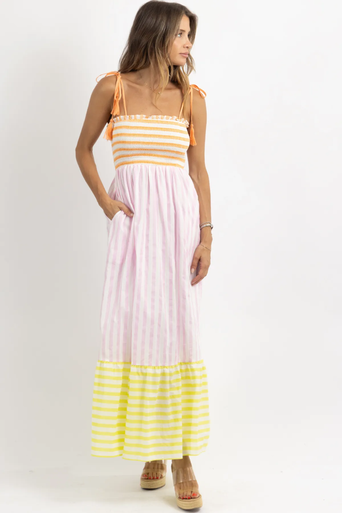 SHERBET STRIPE MAXI DRESS *BACK IN STOCK*