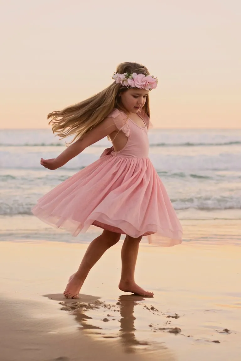 Sophia Dress -Dusty Pink