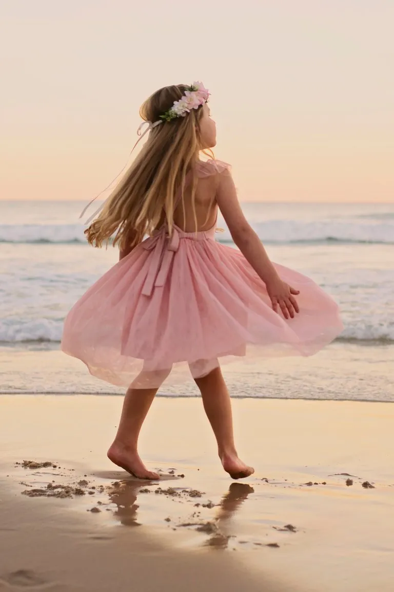 Sophia Dress -Dusty Pink