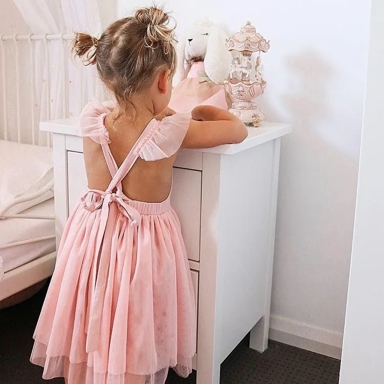Sophia Dress -Dusty Pink