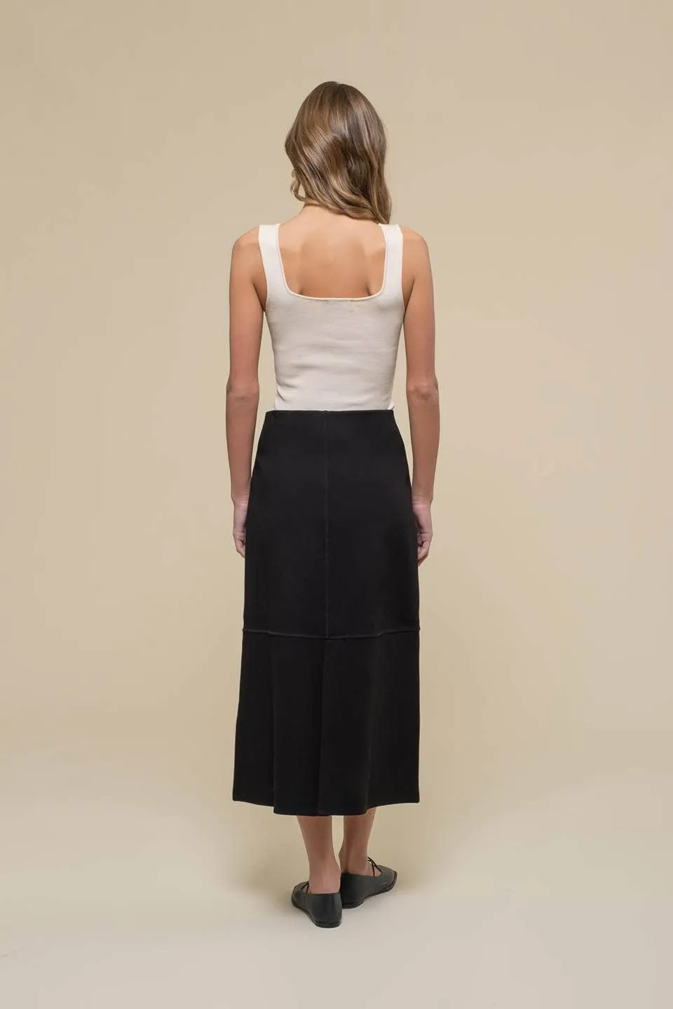 SQUARE NECK SWEATER KNIT TANK