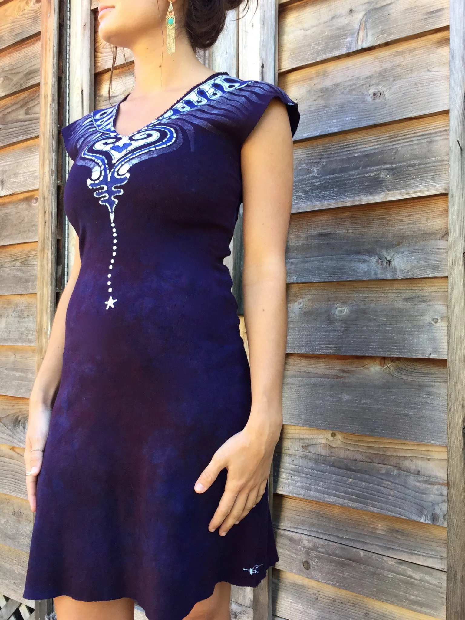 The Story Of My Love Organic Cotton Batik Dress