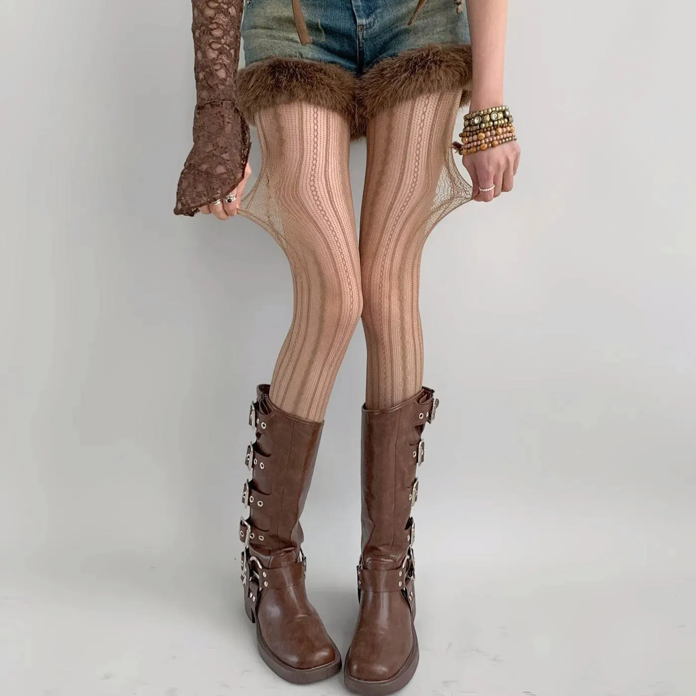 Vintage Lace Tights | Punk & Gothic Outfits | Kawaii Socks