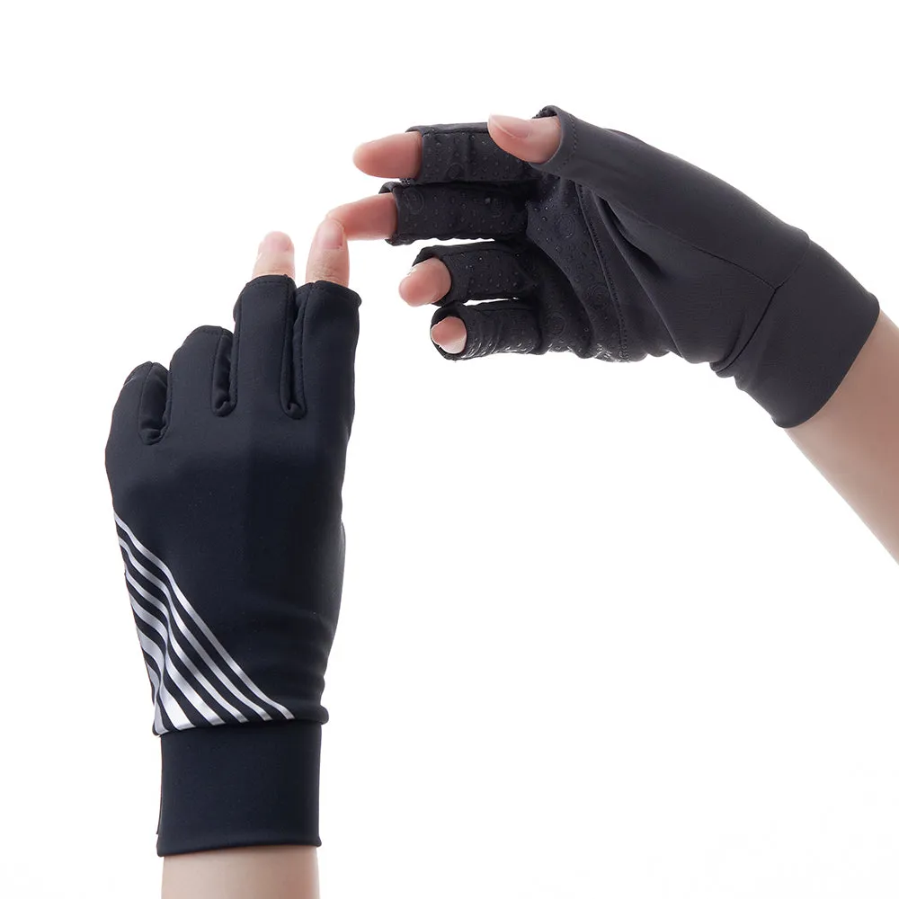 Women's Sun Protection Anti-slip Mitten UPF 50  Riding Gloves