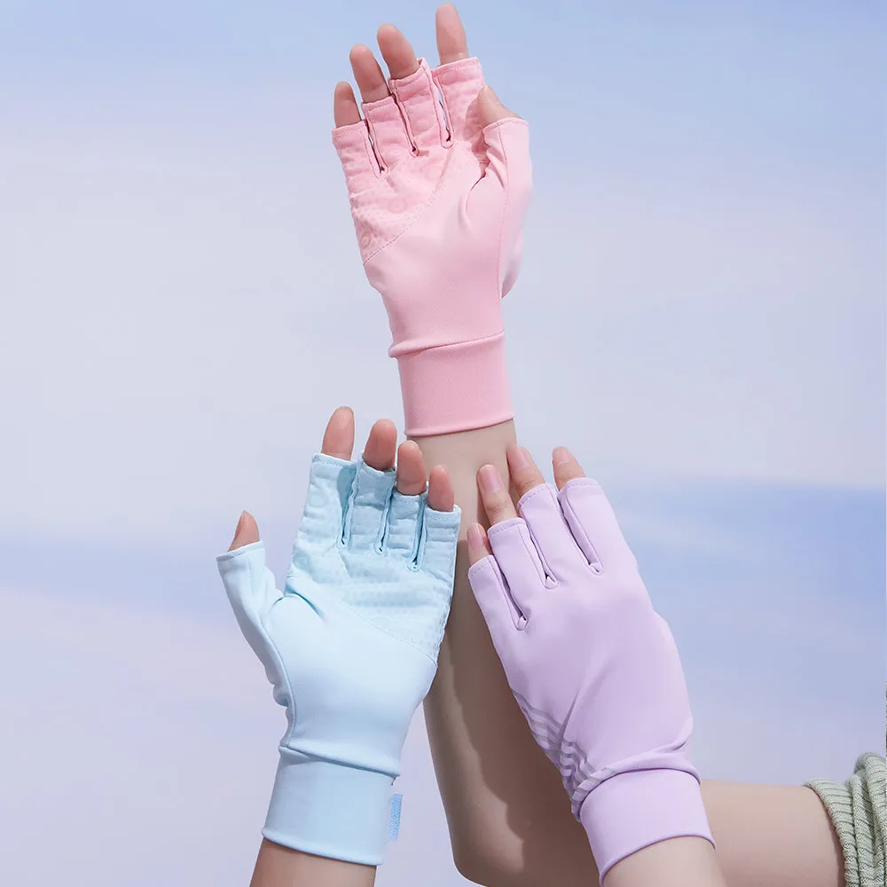 Women's Sun Protection Anti-slip Mitten UPF 50  Riding Gloves