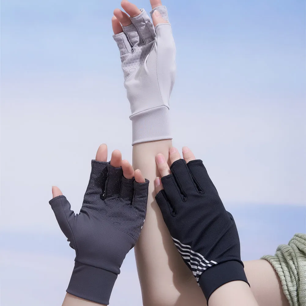 Women's Sun Protection Anti-slip Mitten UPF 50  Riding Gloves