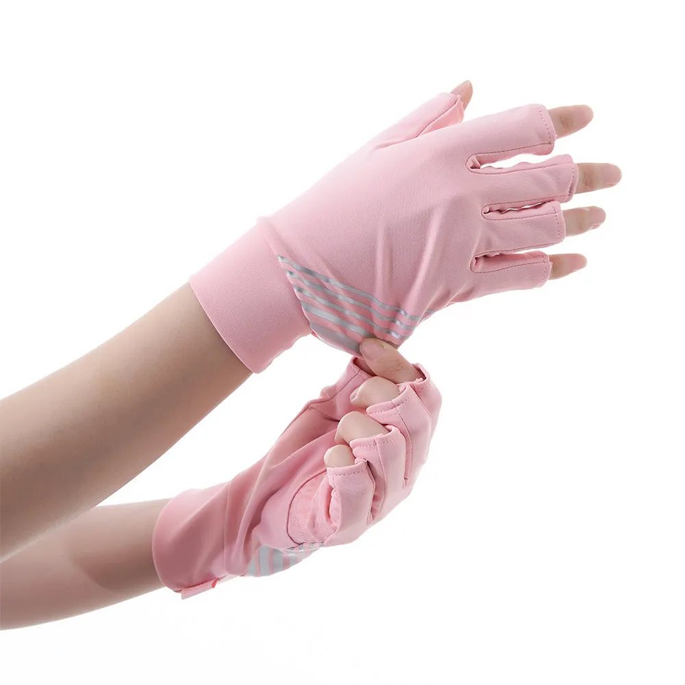 Women's Sun Protection Anti-slip Mitten UPF 50  Riding Gloves